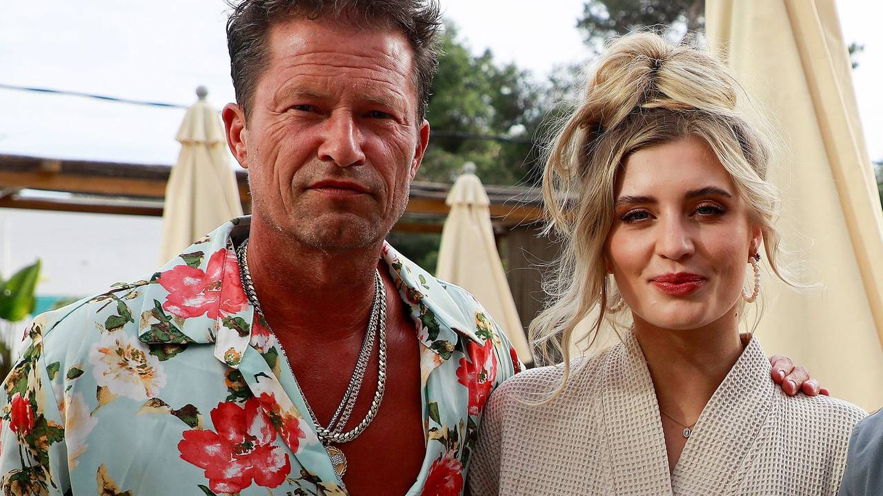 Die Schauspieler Til Schweiger und Tochter Luna Schweiger am Set des Films „Hollywood and Crime“ in Schweigers Hotel „Barefoot“ auf Mallorca.