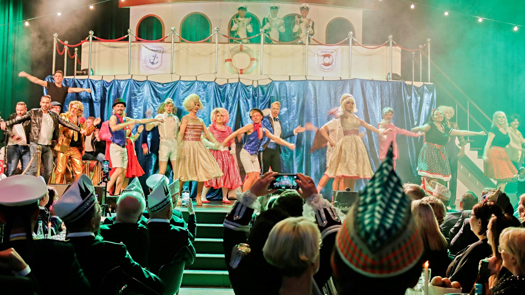 Voller Saal beim Captains Dinner der Stattgarde Colonia Ahoj.