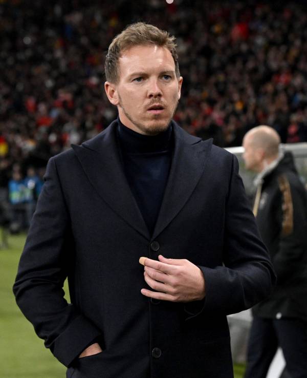 Deutschlands Bundestrainer Julian Nagelsmann vor dem Spiel.