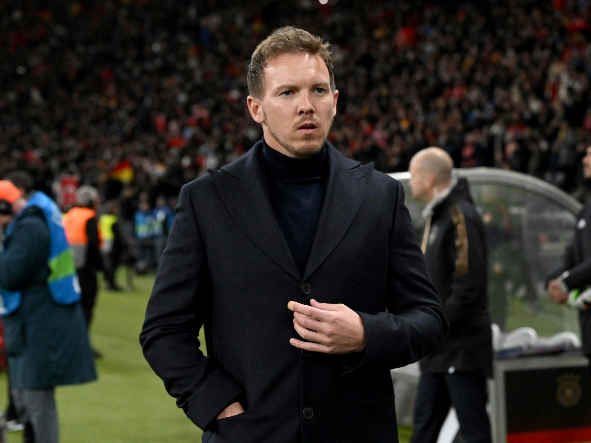 Deutschlands Bundestrainer Julian Nagelsmann vor dem Spiel.