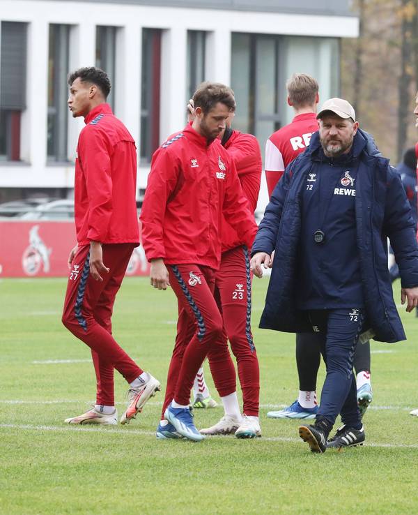 Steffen Baumgart im FC-Training.