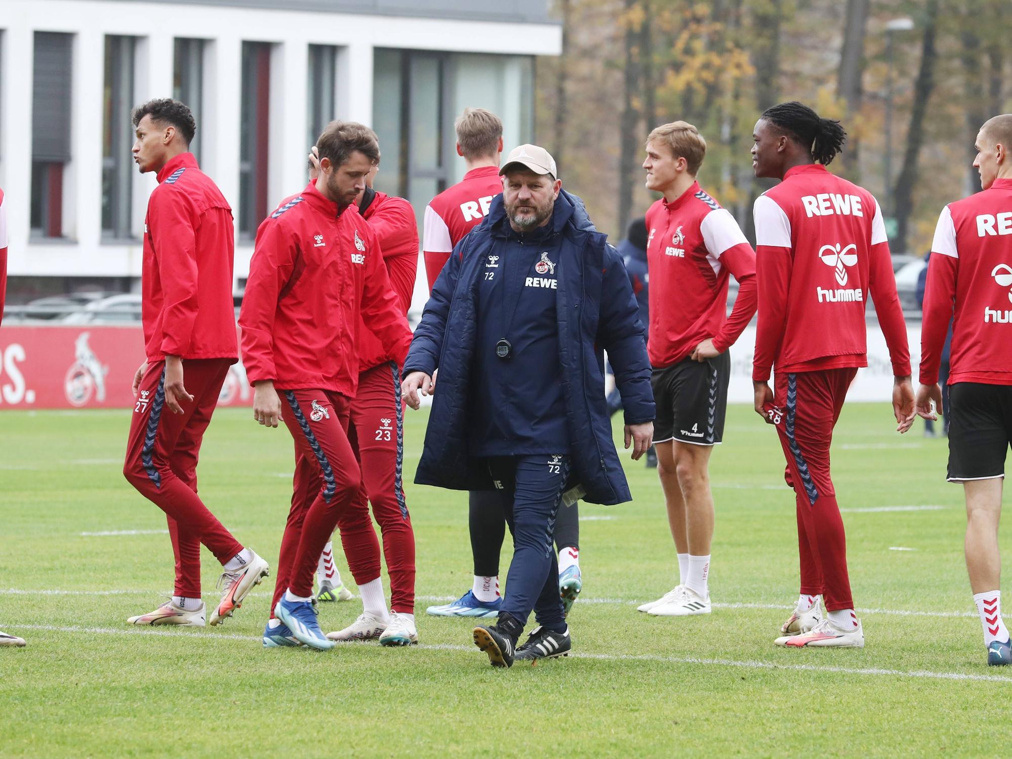 Steffen Baumgart im FC-Training.