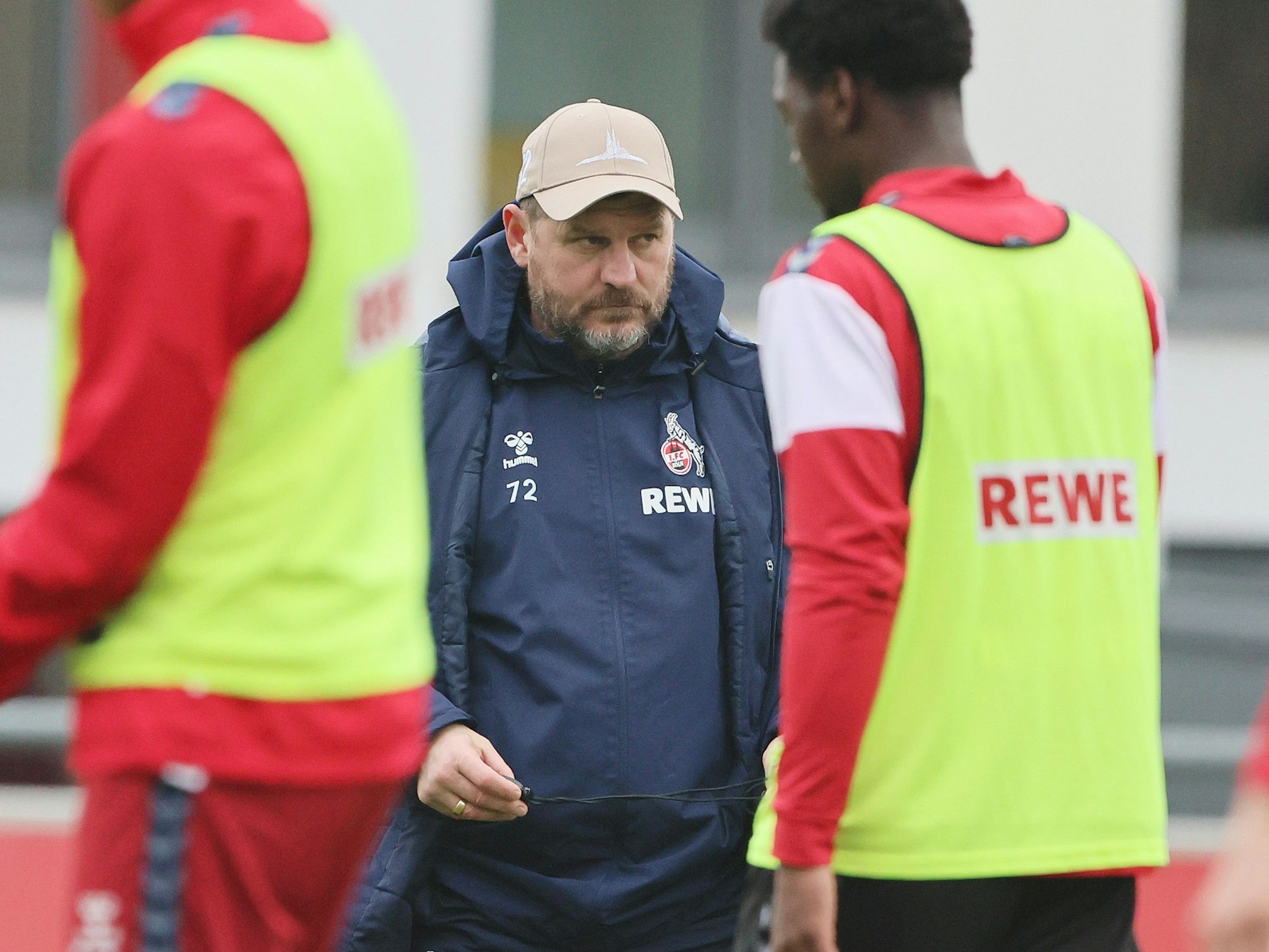 Steffen Baumgart im FC-Training.