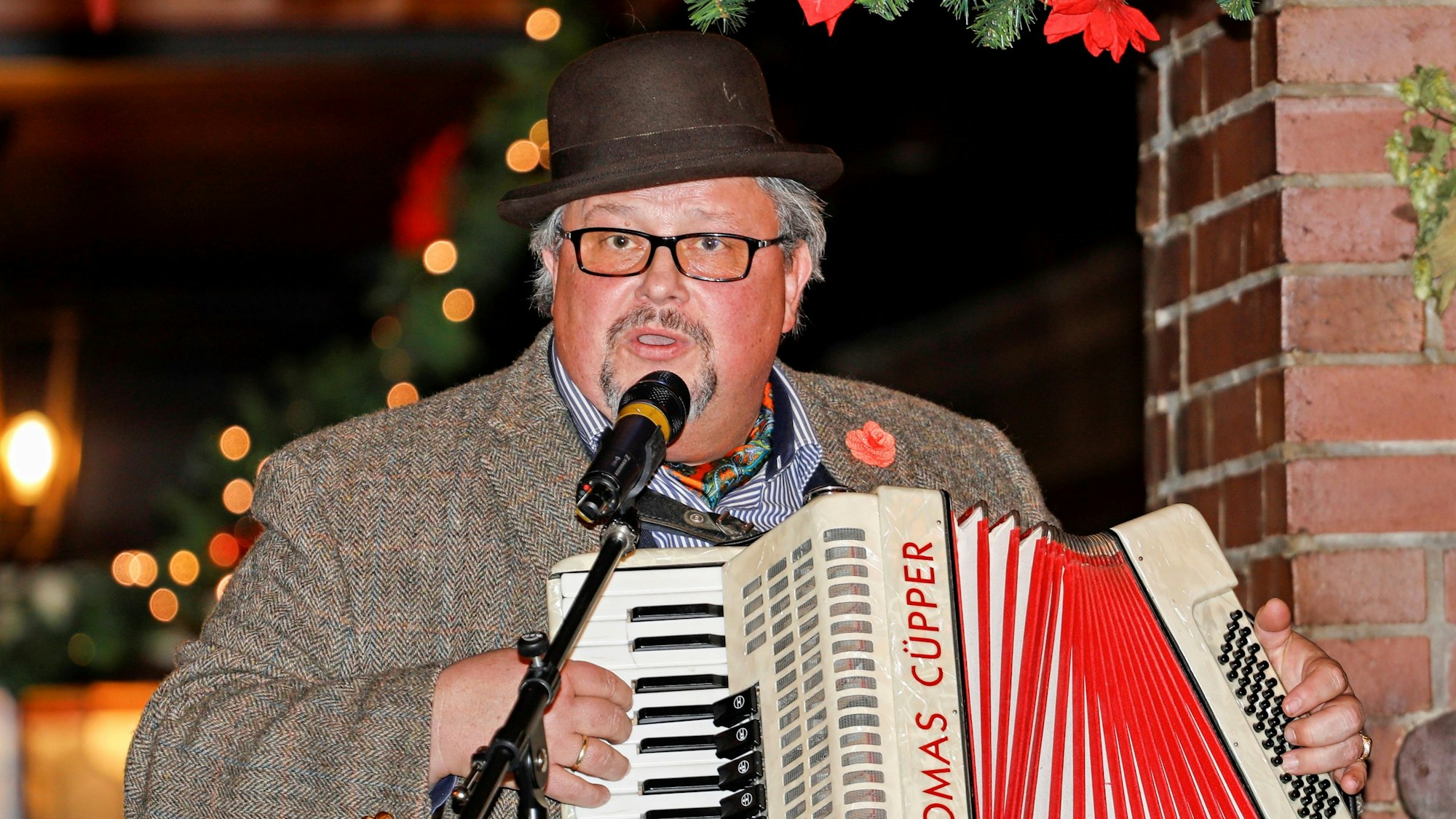 Thomas Cüpper als „Et Klimpermännche“ in Aktion.