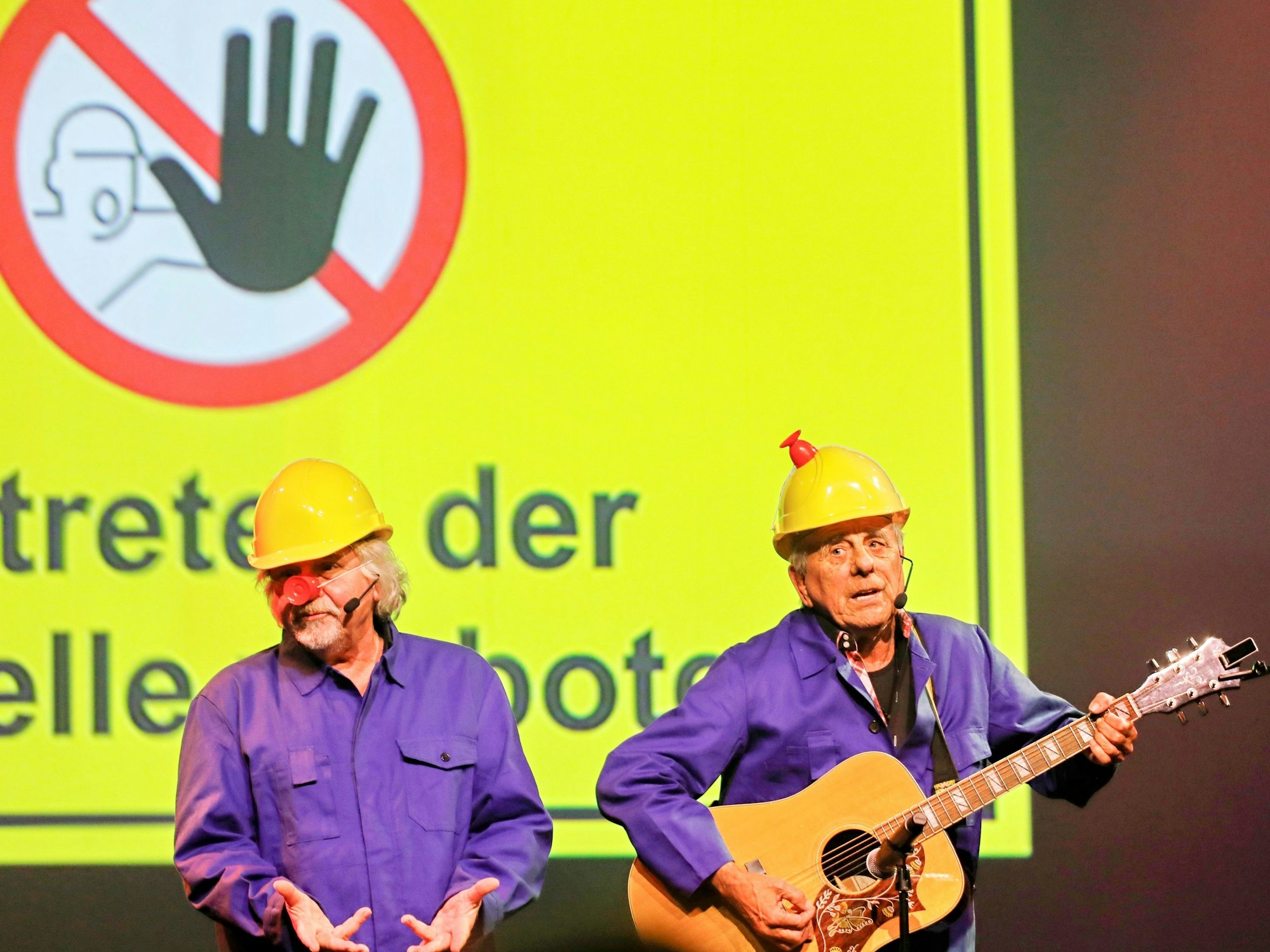 Tommy Engel und Erry Stoklosa auf der Bühne.