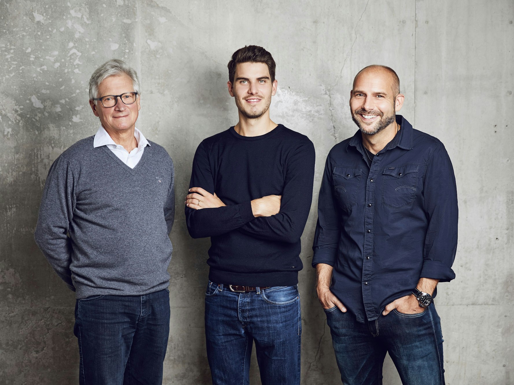 True Motion Geschäftsführer Prof. Dr. Gert-Peter Brüggemann, Christian Ahrens und Andre Kriwet