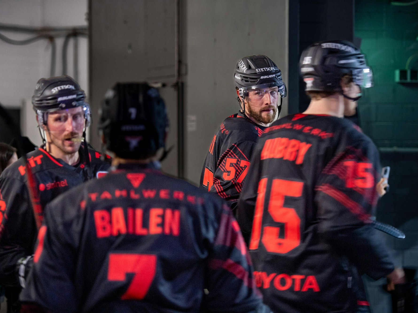 Kölner Haie in der Lanxess-Arena.