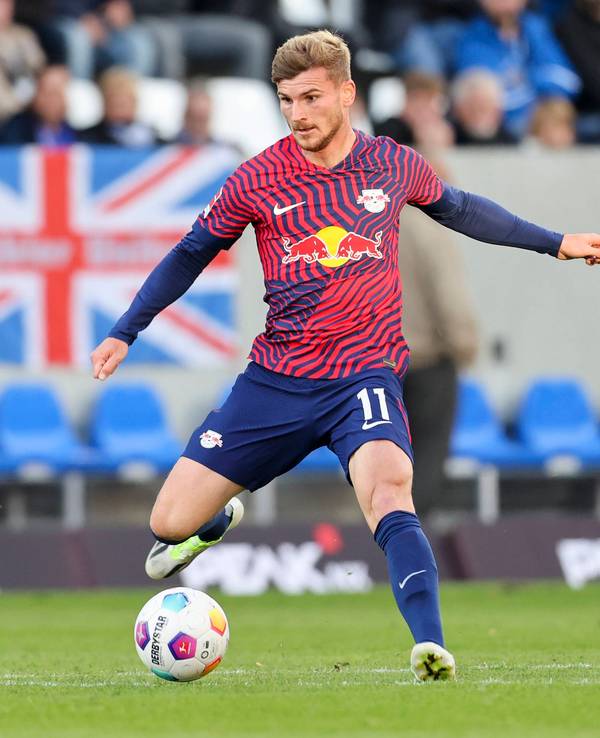 Timo Werner am Ball.