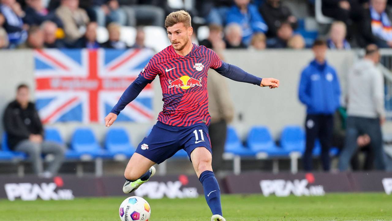 Timo Werner am Ball.