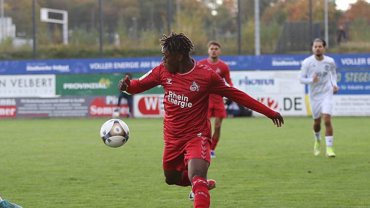 Justin Diehl (1. FC Köln) in Aktion.