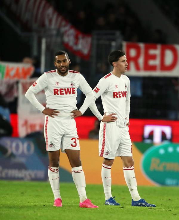 Frust bei den FC-Spielern.