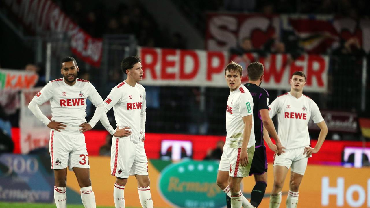 Frust bei den FC-Spielern.