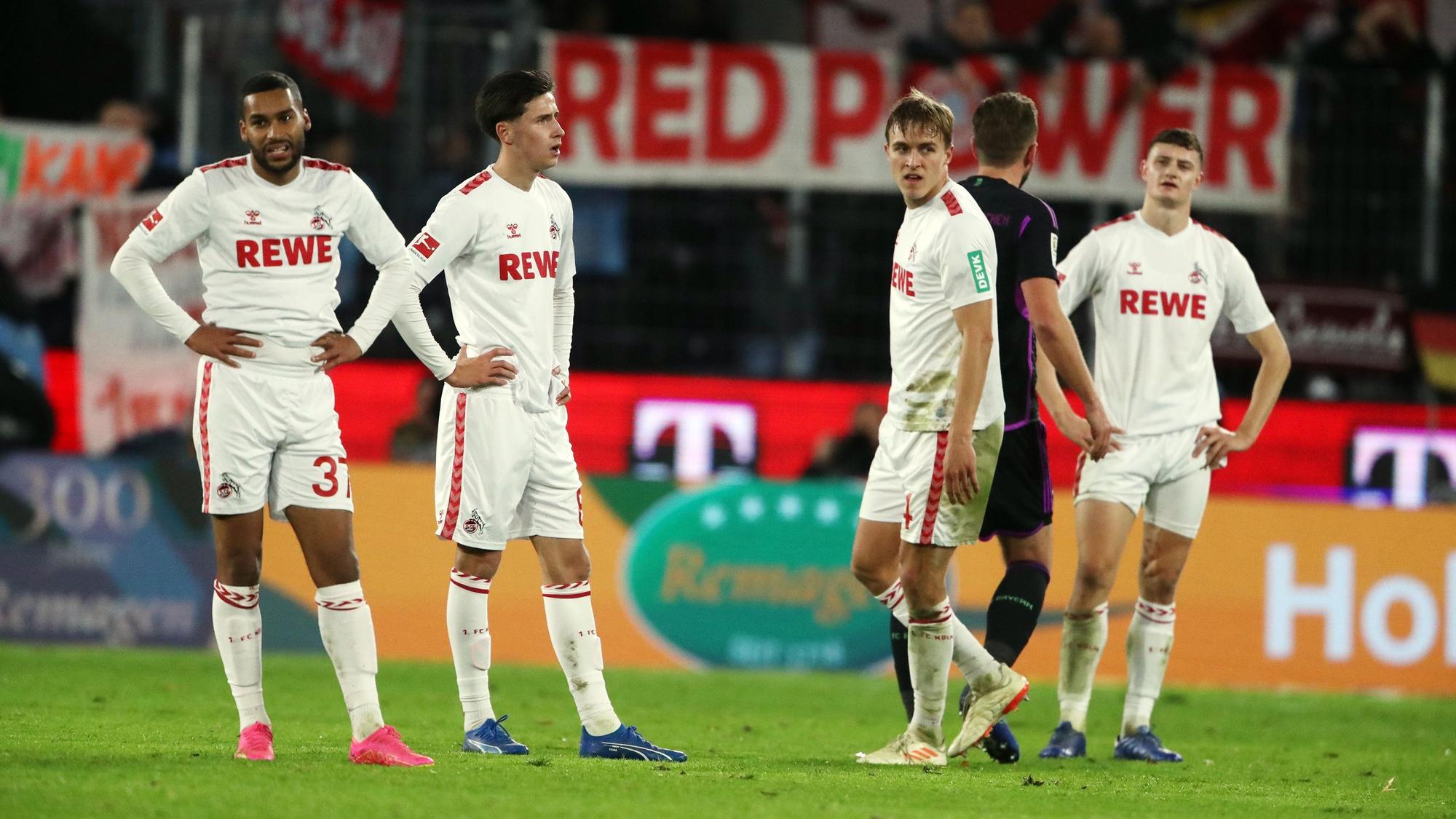 Frust bei den FC-Spielern.