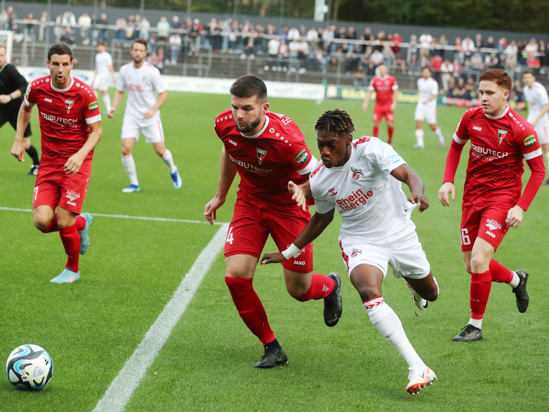 Justin Diehl im Spiel gegen Wegberg-Beeck.