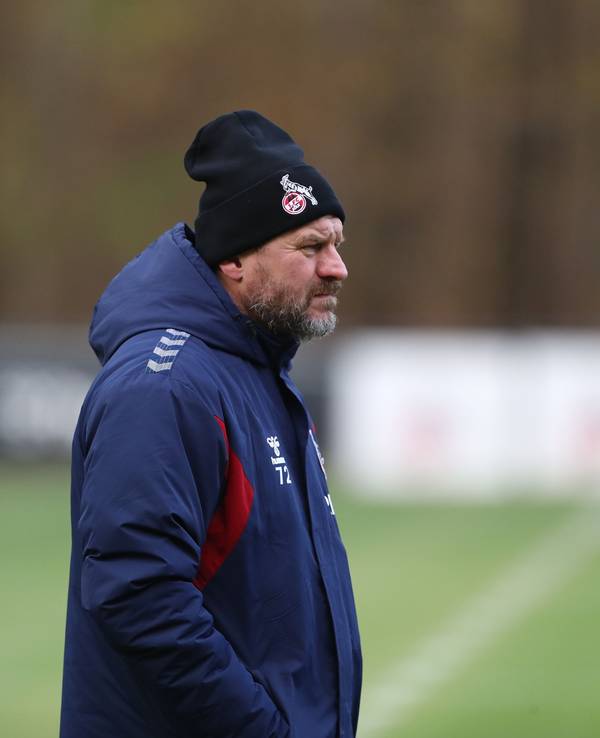 Steffen Baumgart im FC-Training.