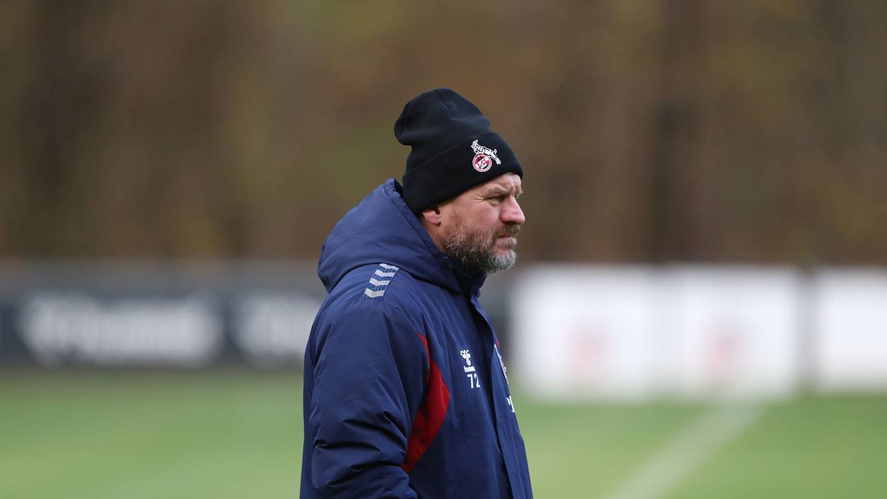 Steffen Baumgart im FC-Training.