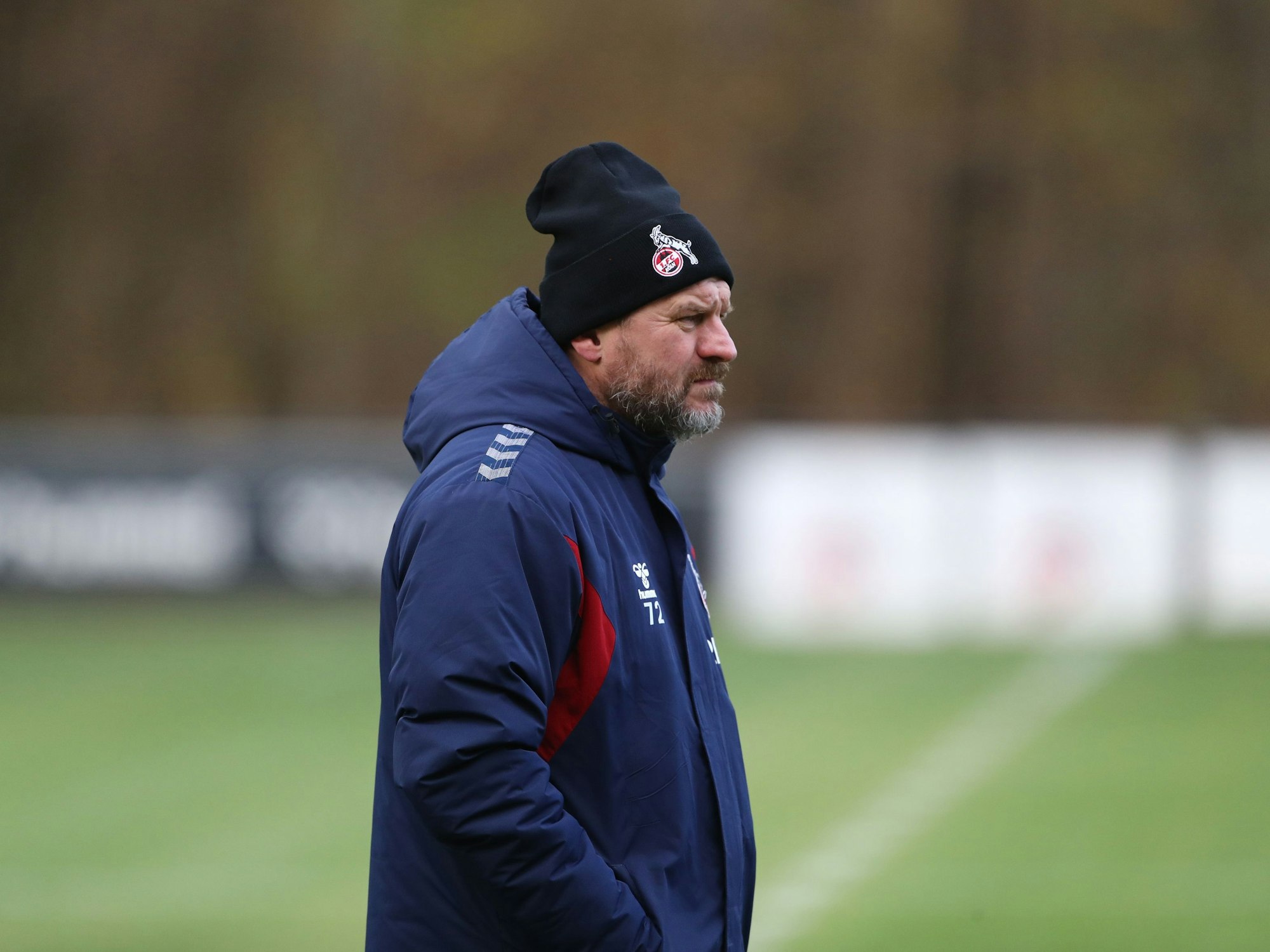 Steffen Baumgart im FC-Training.