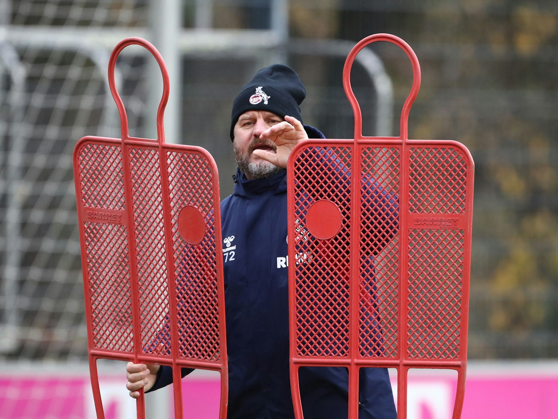 Steffen Baumgart im Training des 1. FC Köln.
