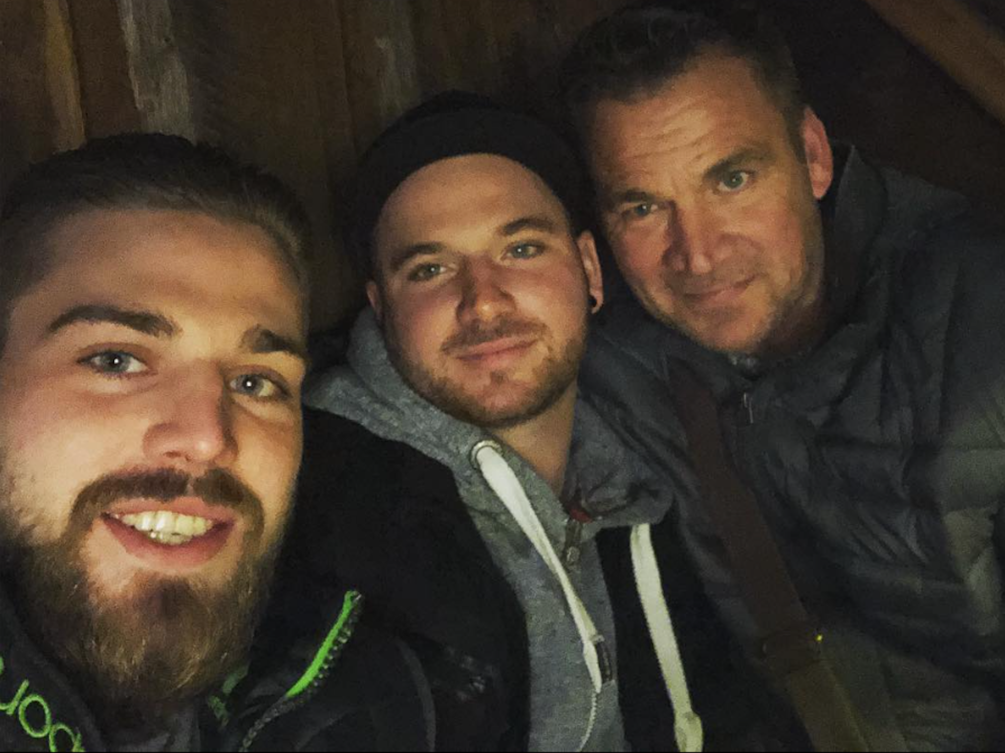 Peter Klein (r.) und seine Söhne Marcel Stegmann (l.) und Christopher Klein (M.)