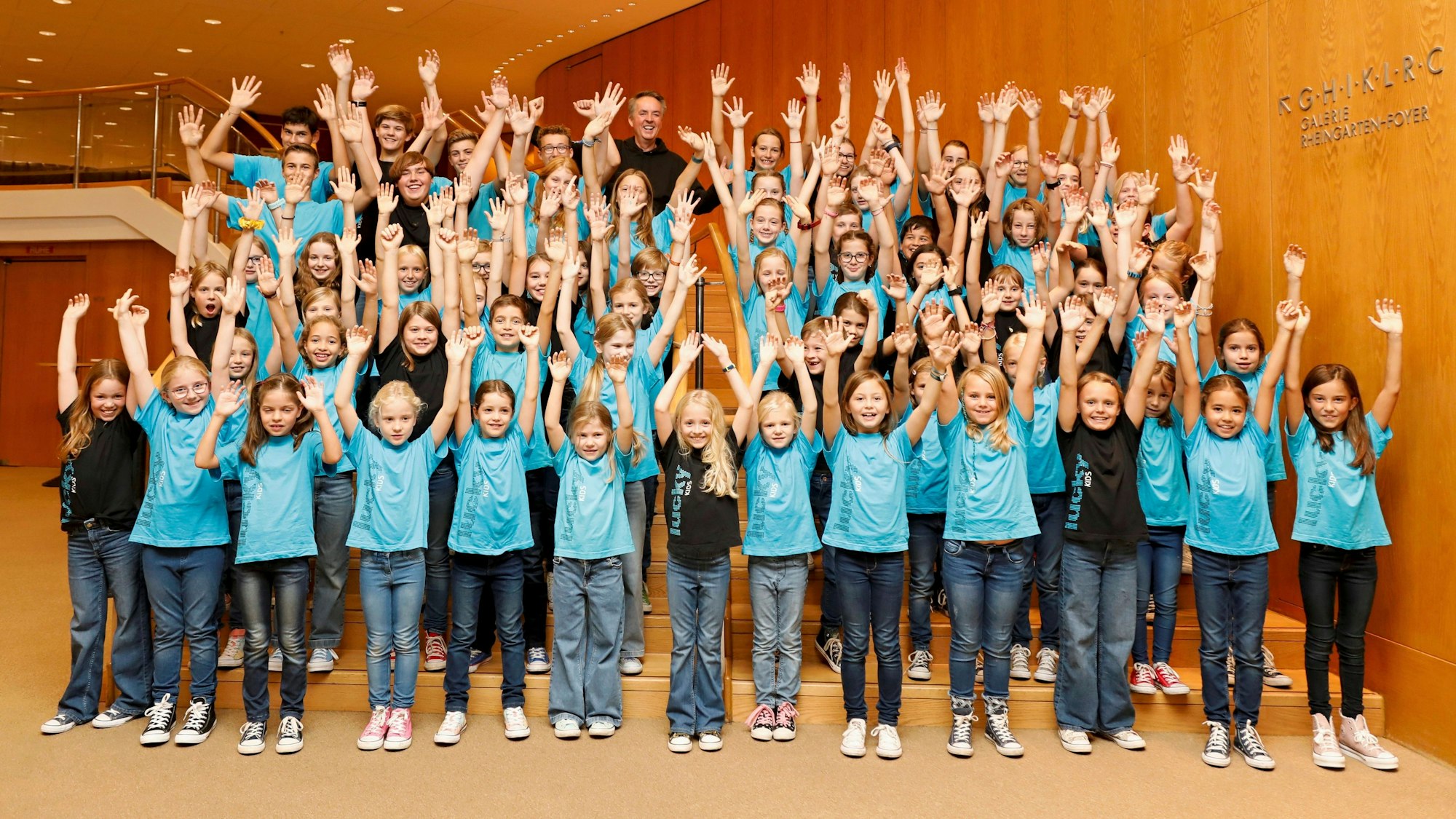Die Lucky Kids in der Philharmonie.