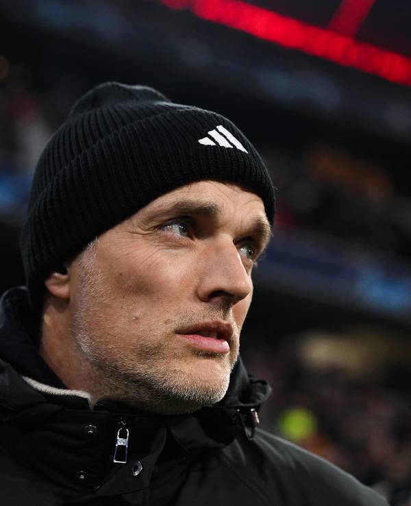 Münchens Trainer Thomas Tuchel vor dem Spiel.