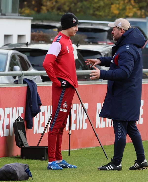Denis Huseinbasic im Gespräch mit Steffen Baumgart.