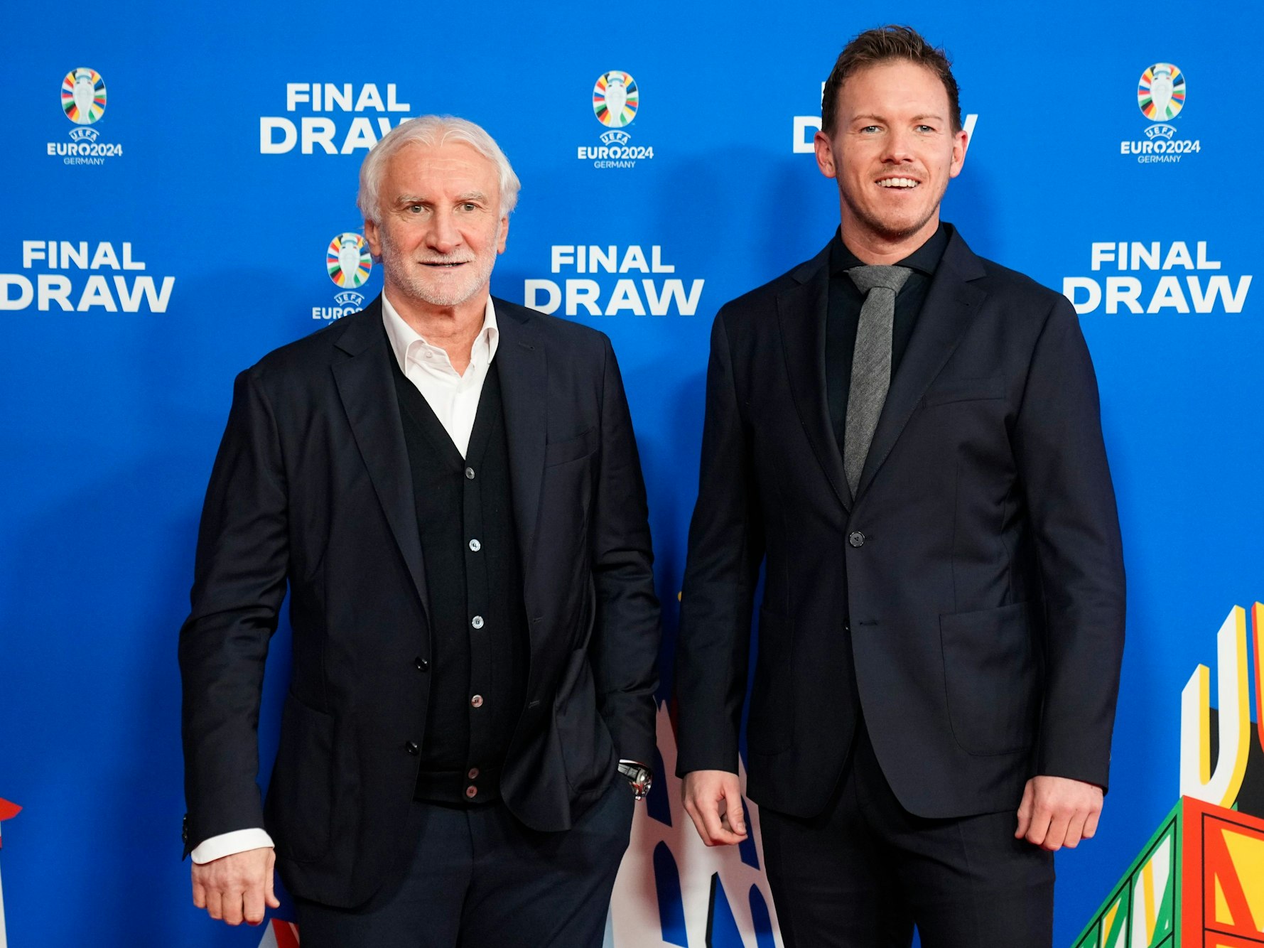 Rudi Völler und Julian Nagelsmann in Hamburg.