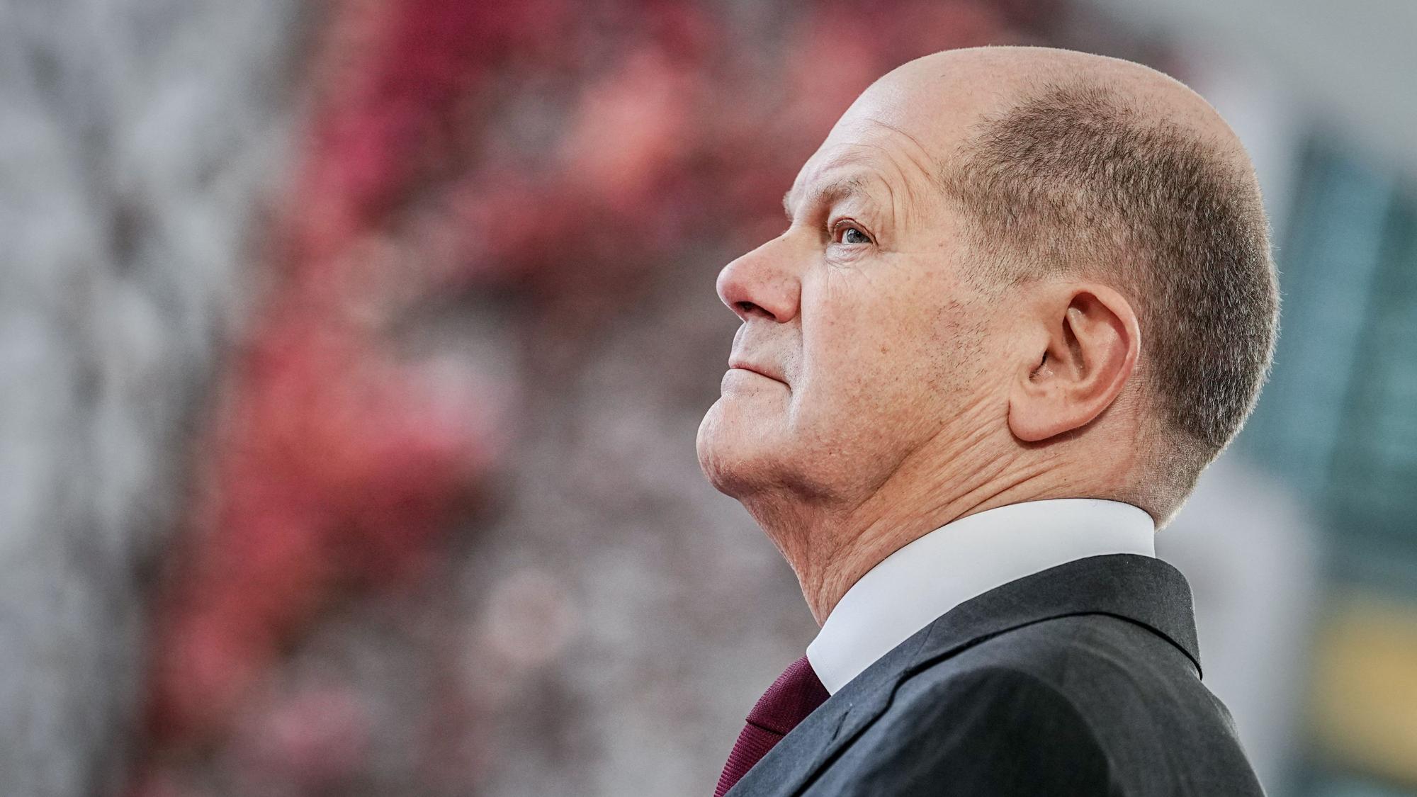 Bundeskanzler Olaf Scholz bei "Compact with Africa".