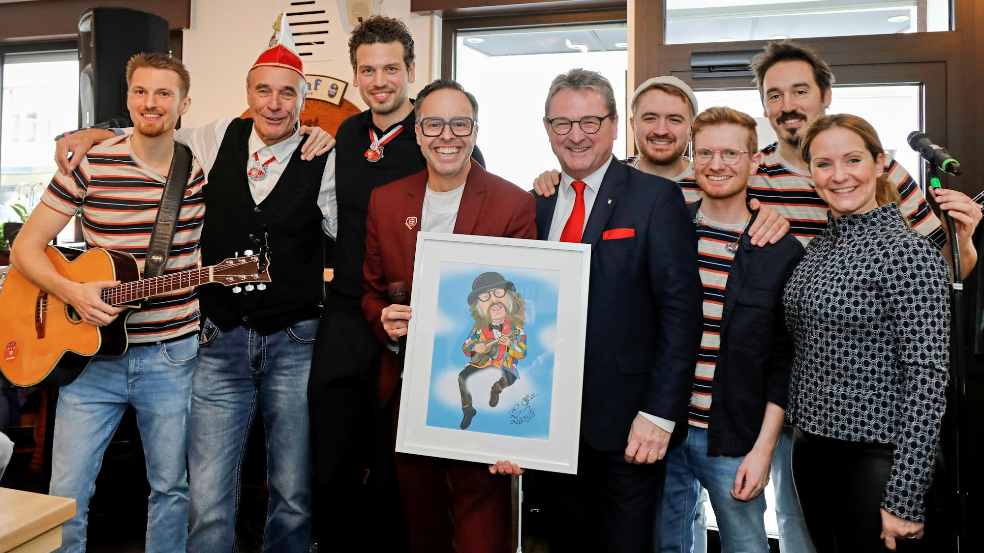 Palaver mit Till Quitmann bei der Hans Süper-Gesellschaft.