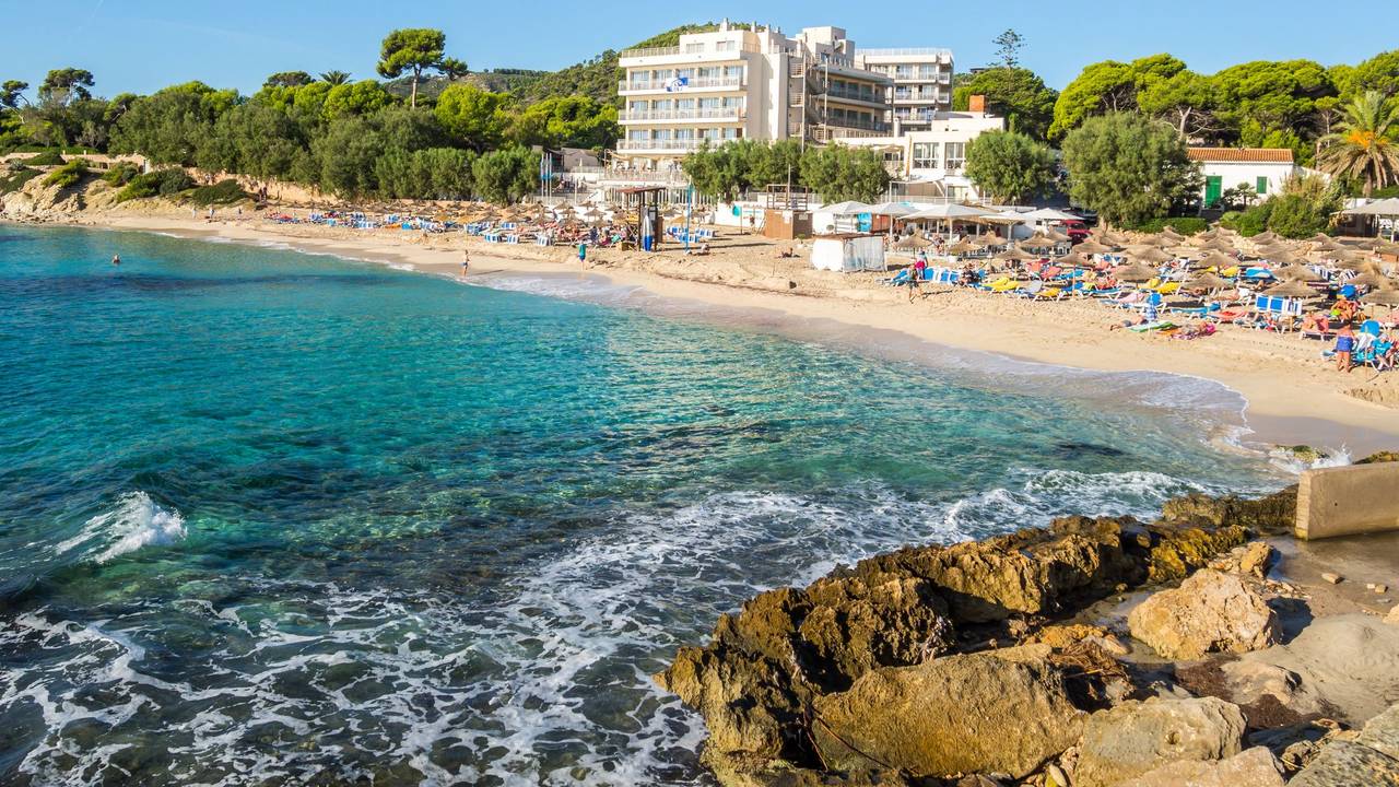 Blick auf Son Moll in Cala Ratjada.