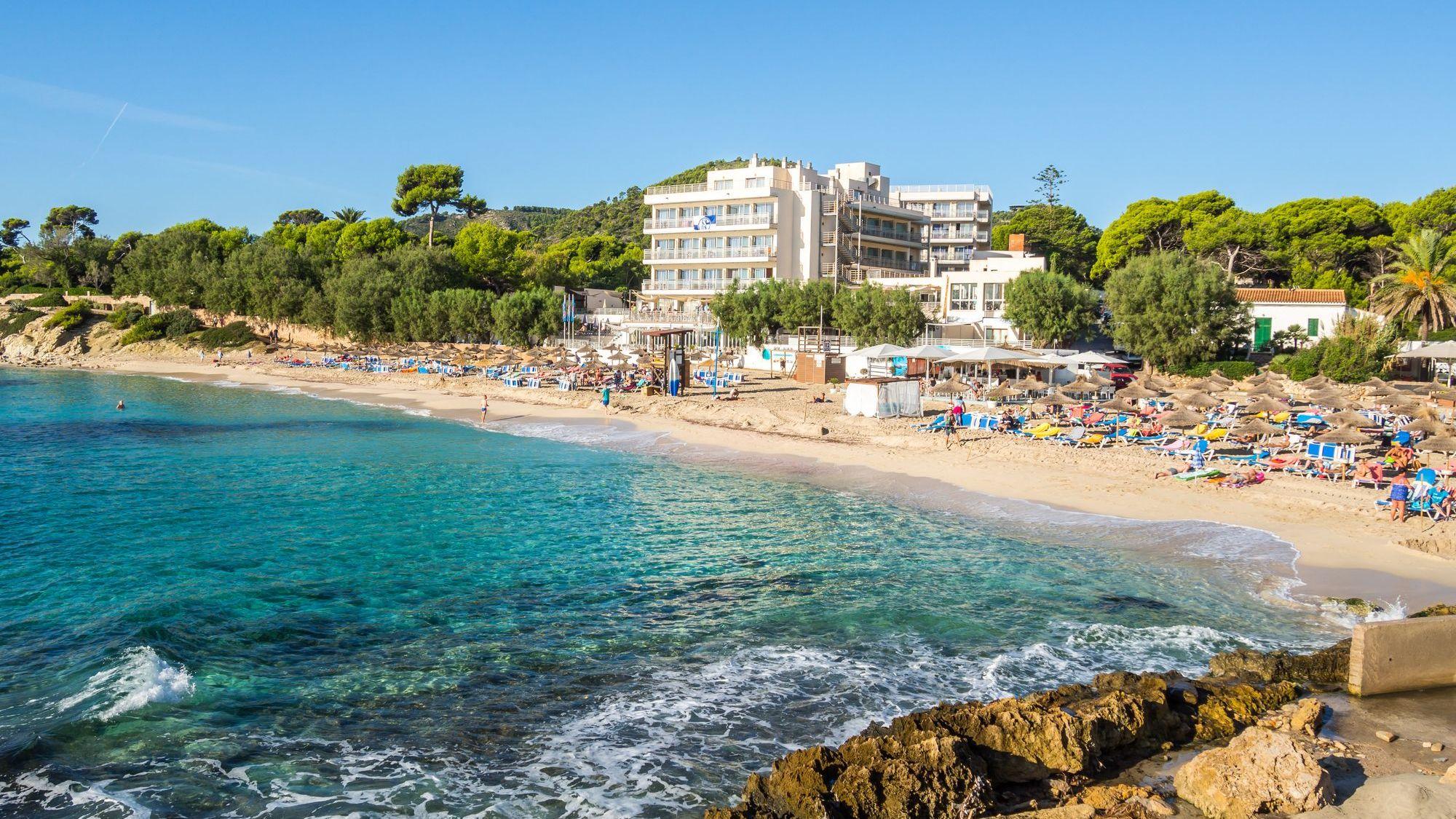Blick auf Son Moll in Cala Ratjada.