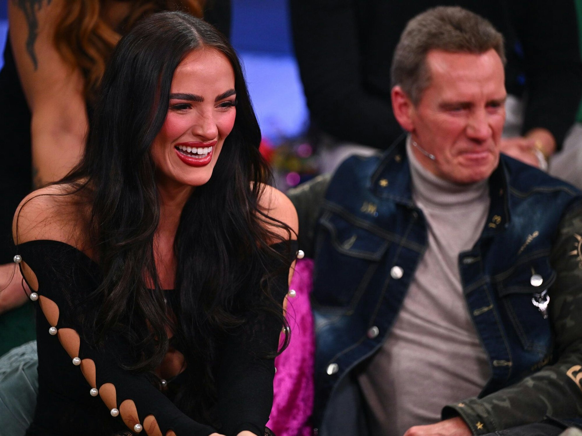 Paulina Ljubas und Jürgen Milski bei „Promi Big Brother“ 2023.