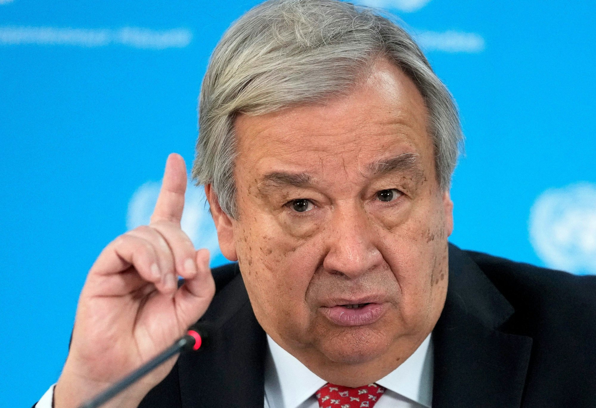António Guterres, Generalsekretär der Vereinten Nationen (UN), spricht während eines Besuchs im UN-Büro in der kenianischen Hauptstadt Anfang Mai.