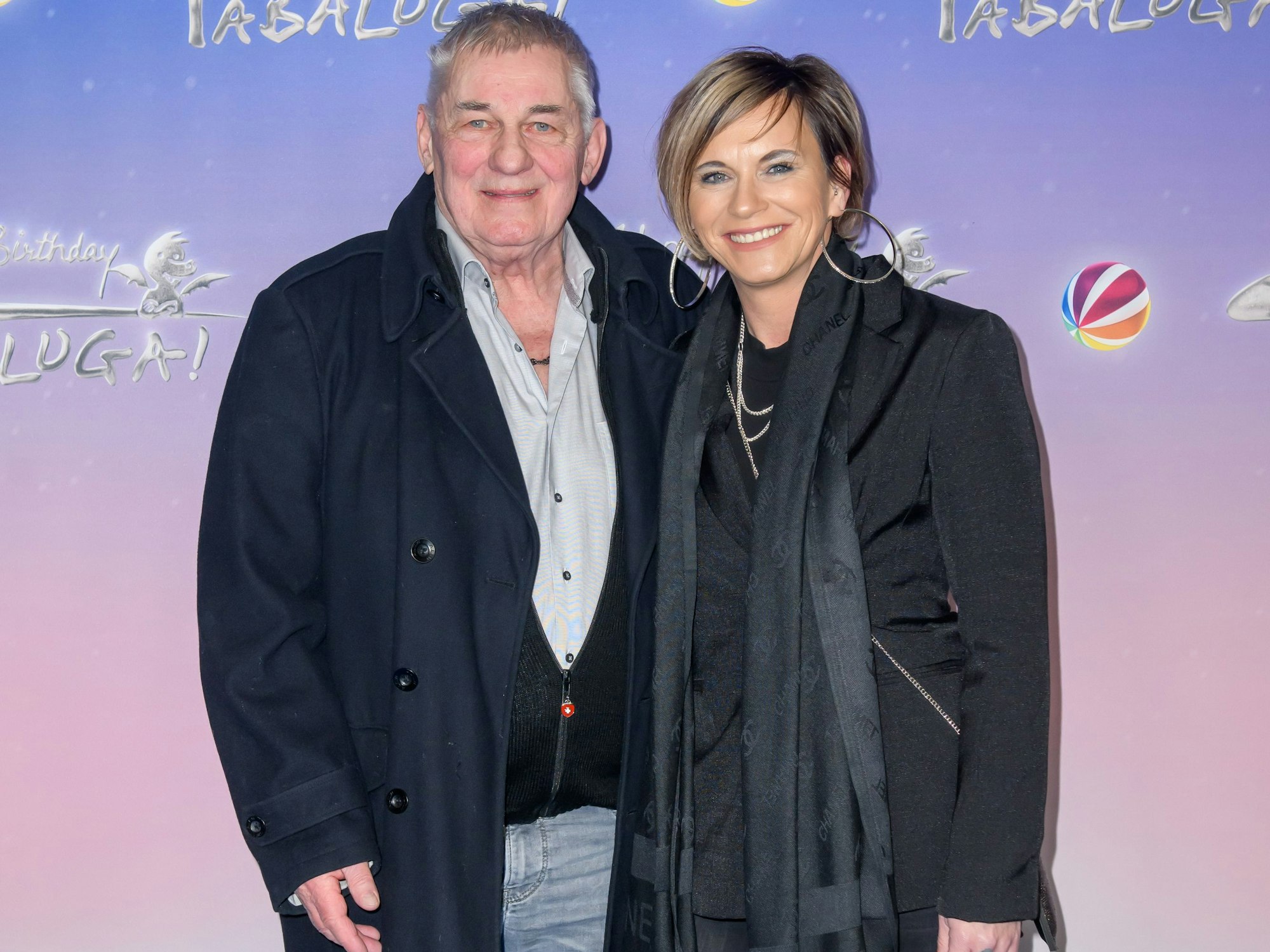 Heinz Hoenig und seine Frau Annika Kärsten-Hoenig 2023 in Berlin.
