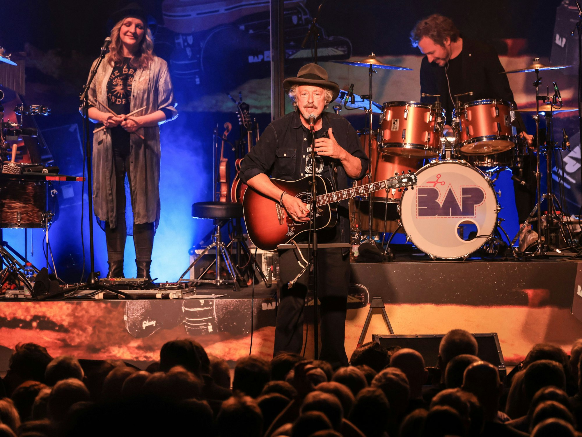 Wolfgang Niedecken auf dem „Zeitreise“-Konzert von BAP.