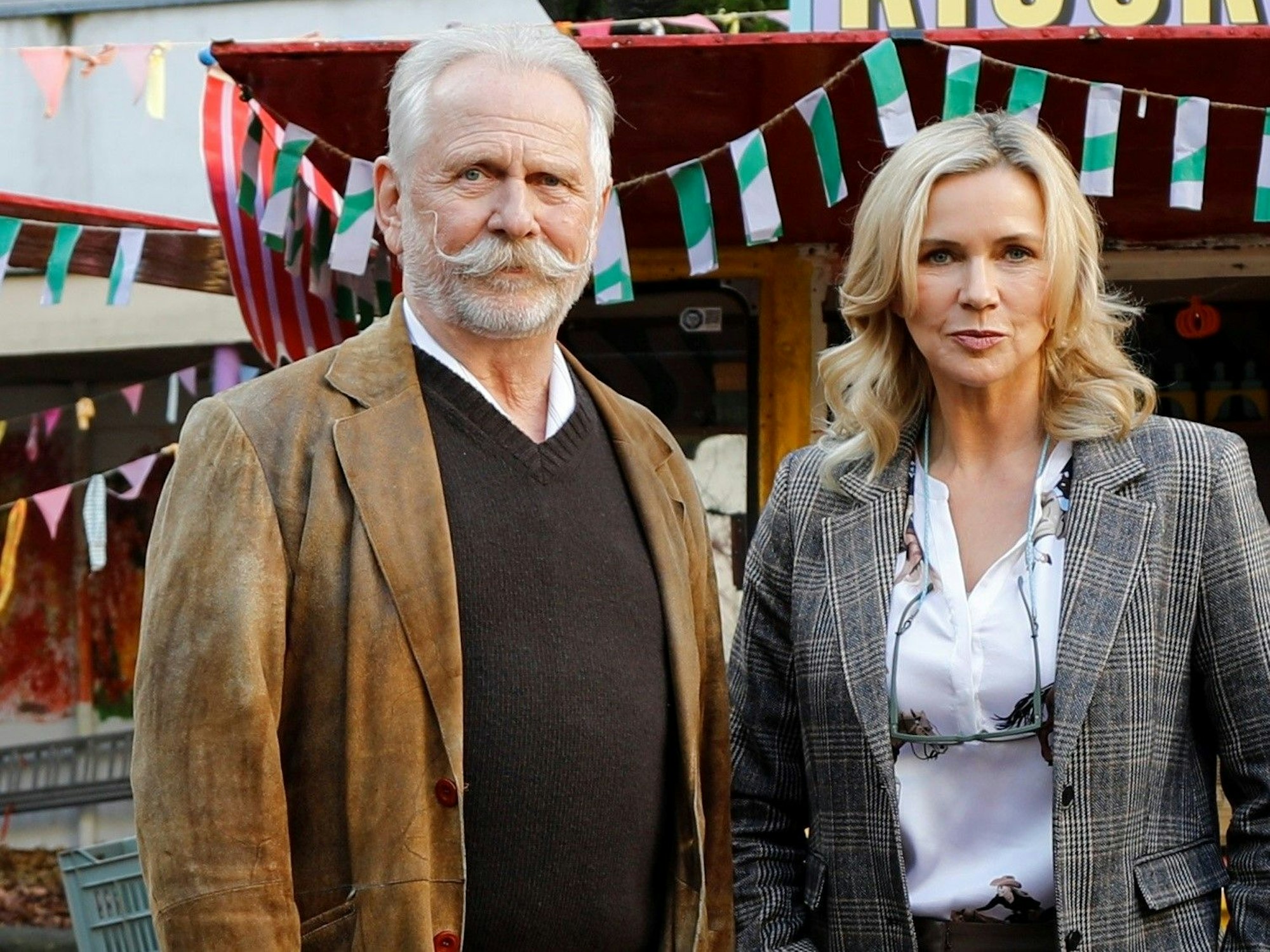 Henning Krautmacher zusammen mit Veronika Ferres.