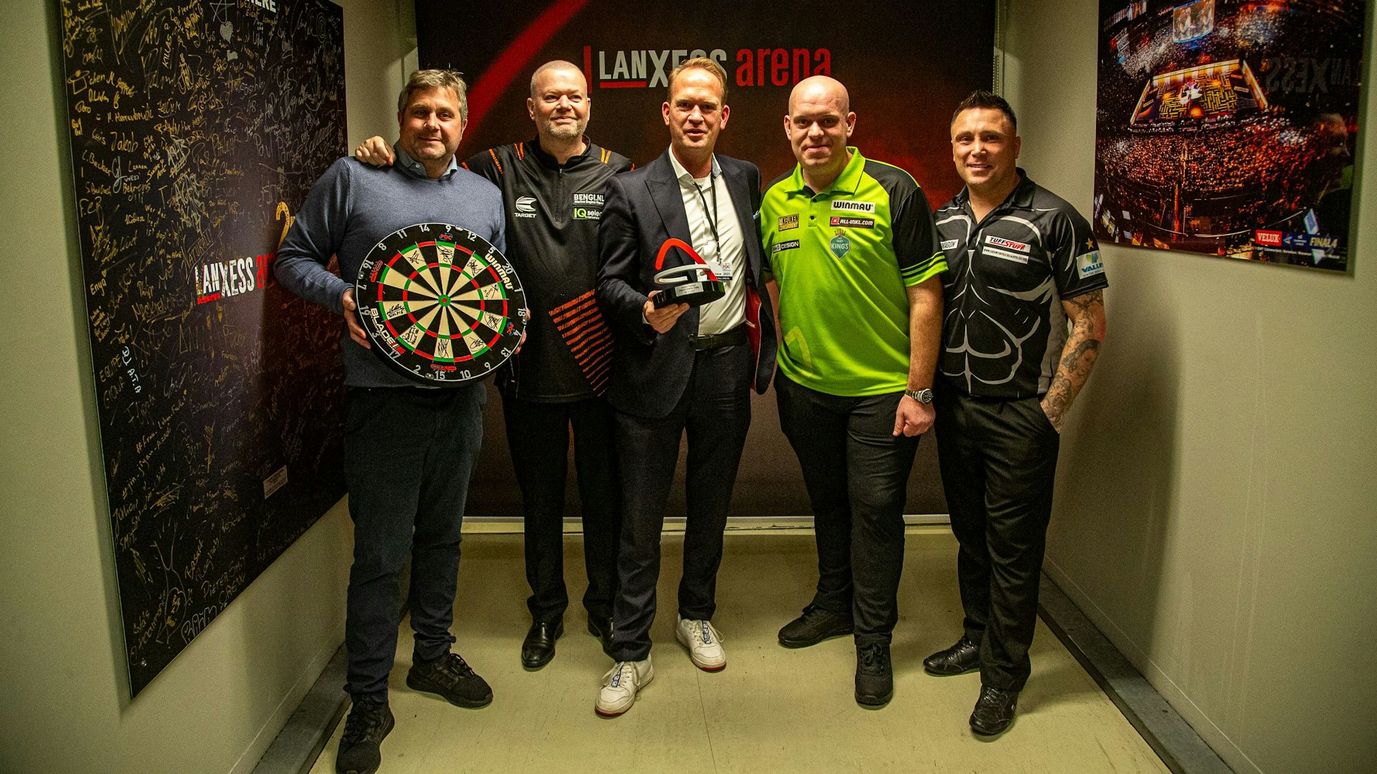 Stefan Löcher bei der Köln World Darts Gala 2023.