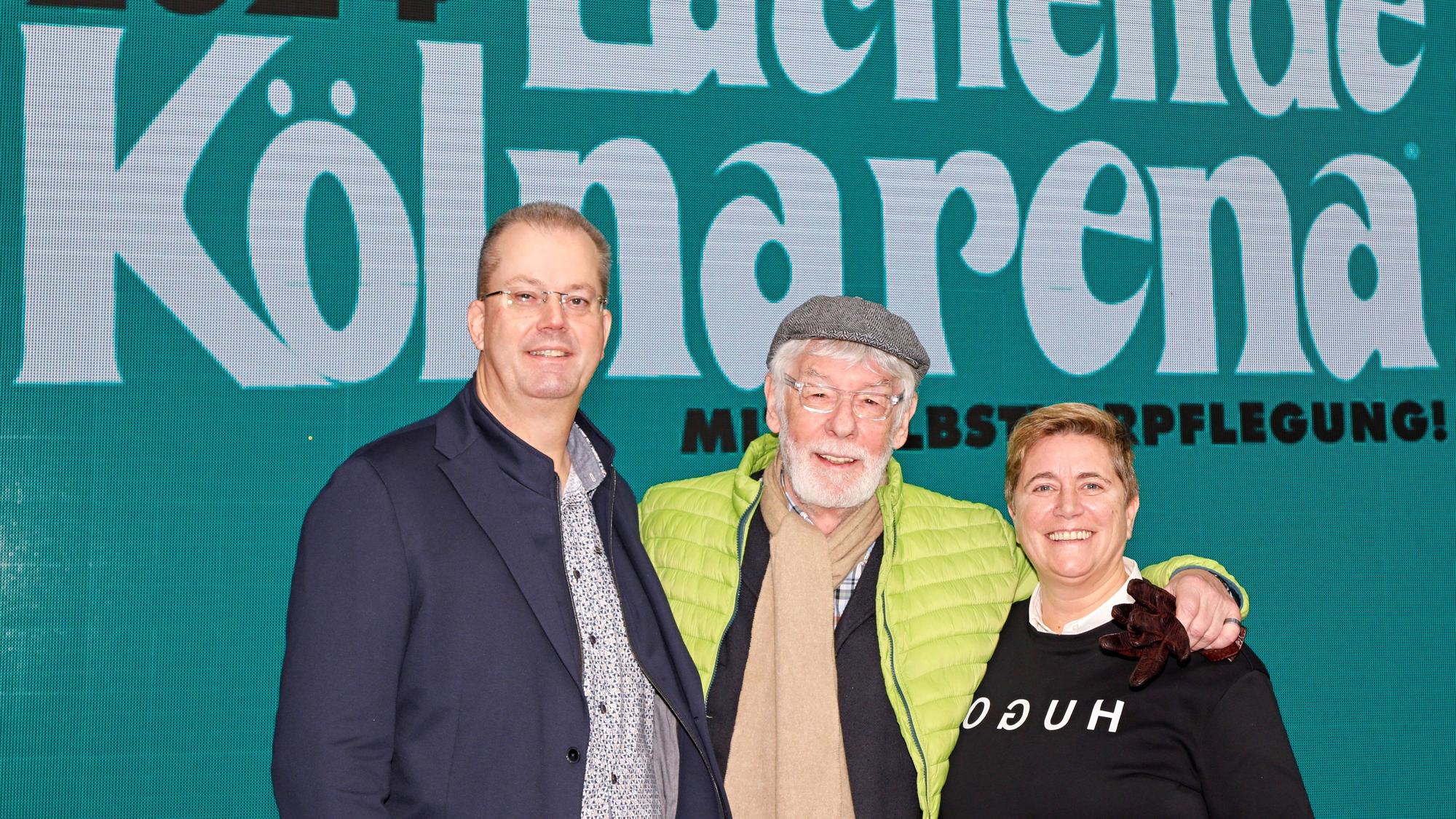 Wolfgang Nagel mit Michael Burgmer und Nathalie Drmota.
