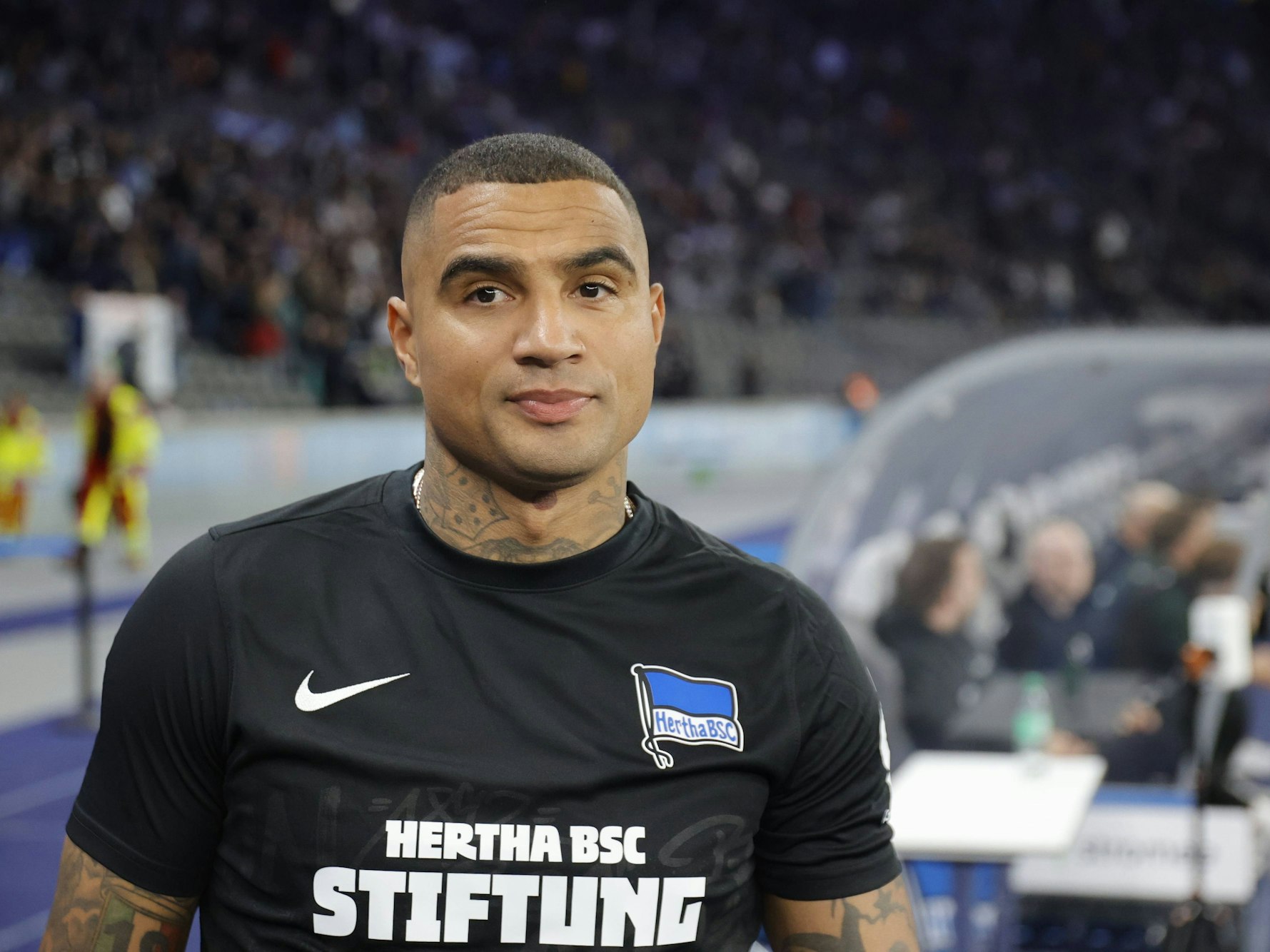 Kevin-Prince Boateng im Hertha-Trikot.