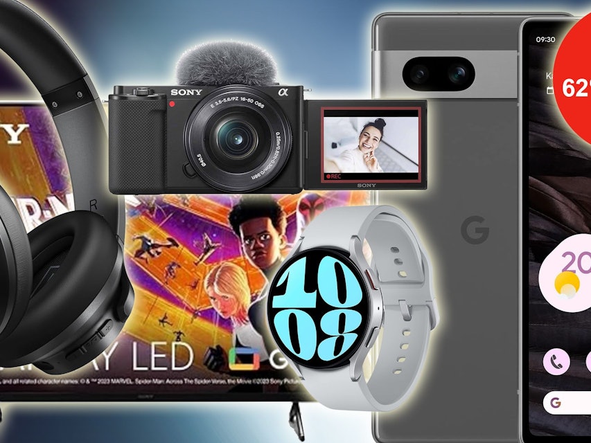 Elektronik Produkte von Kopfhörer über Samsung Galaxy Watch bis hin zu Google Pixel Smartphone und Sony Kamera.