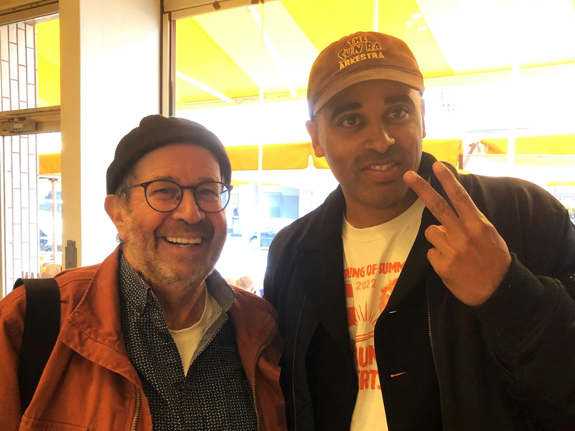 Patrice und EXPRESS-Reporter Christof Ernst