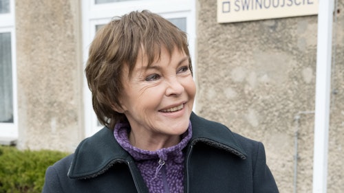 Katrin Sass bei einem Fototermin.