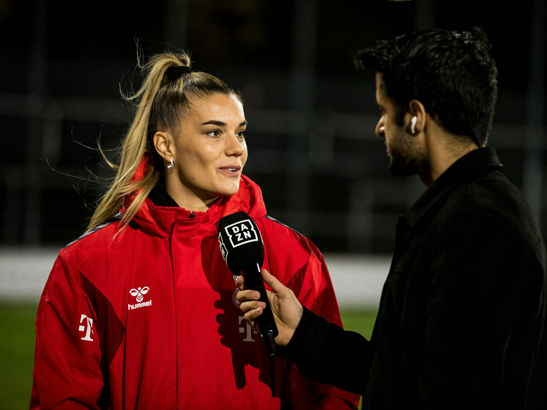 Selina Cerci im DAZN-Interview.