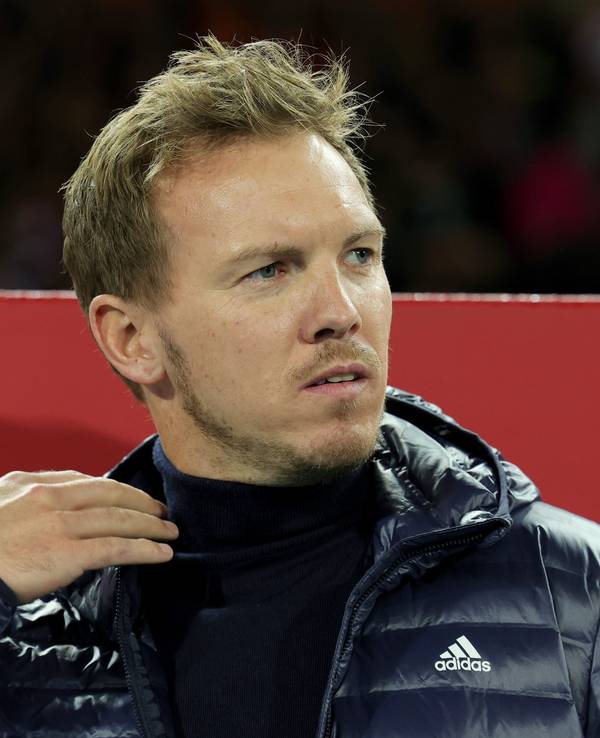 Deutschlands Bundestrainer Julian Nagelsmann vor einem Spiel.