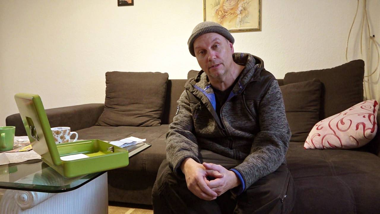 Hausmeister Michael bei „Hartz und herzlich“.