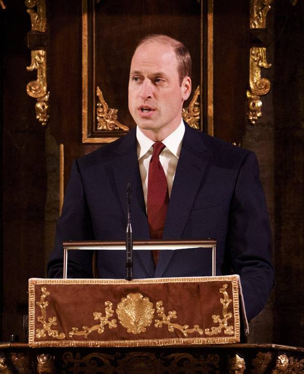 Prinz William von Wales beim Gottesdienst in der Westminster Abbey.