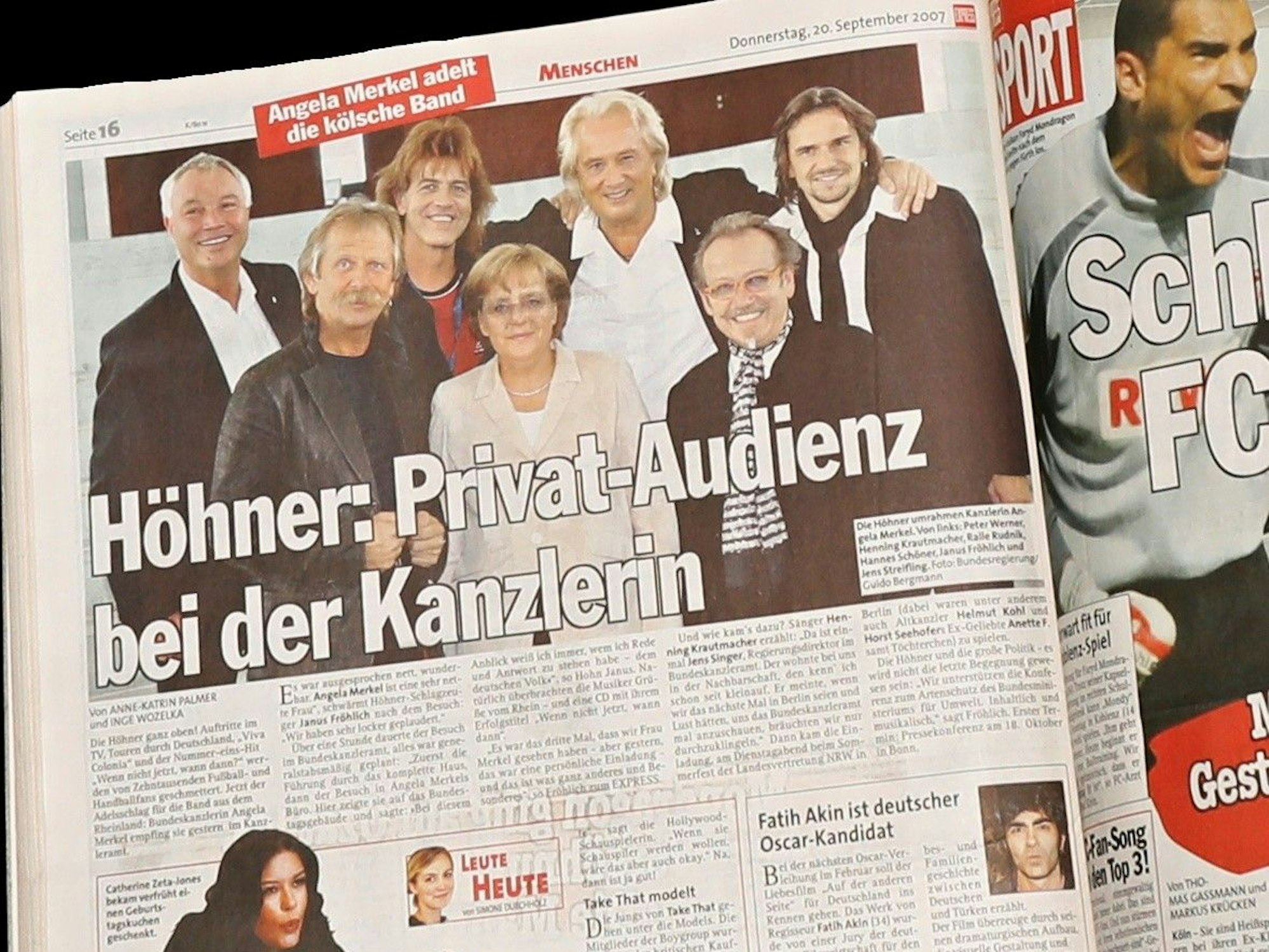 Foto von einer EXPRESS-Seite.