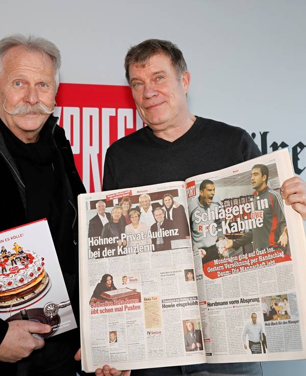 Henning Krautmacher mit Christian Knop beim EXPRESS.