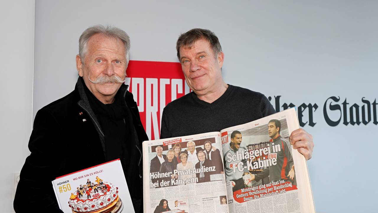 Henning Krautmacher mit Christian Knop beim EXPRESS.