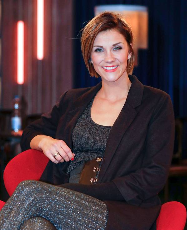 Anna-Maria Zimmermann bei der Aufzeichnung der WDR-Talkshow „Kölner Treff“ am 9. März 2023 in Köln.